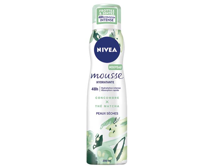 Mousse Hydratante Concombre x Thé Matcha