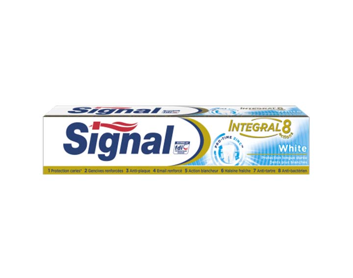 Signal dentifrice 75ml - Integral 8 White