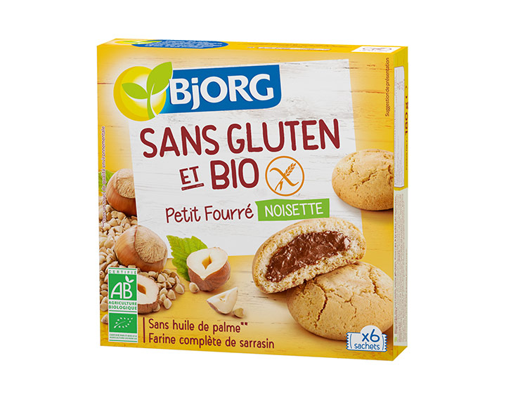 Petits Fourrés noisette bio x6