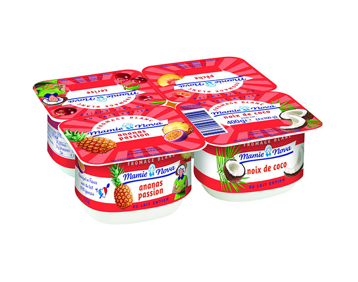 Fromage Blanc aux Fruits x4