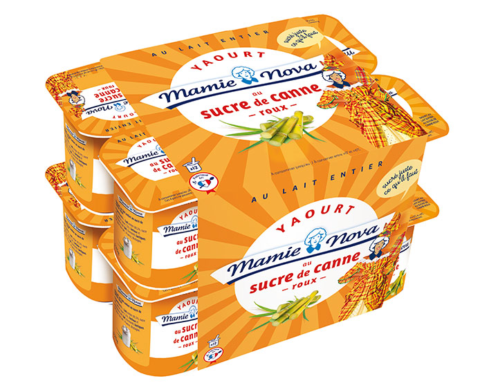 Yaourt au Sucre de Canne Roux x12