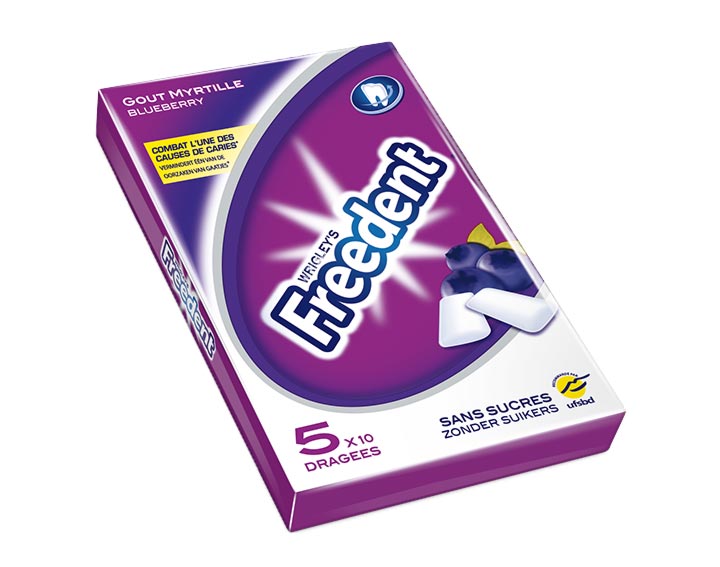 Freedent Multipack Dragées Myrtille