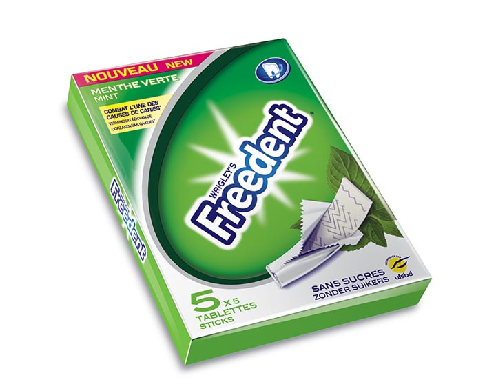 Freedent Multipack Sticks Menthe Verte