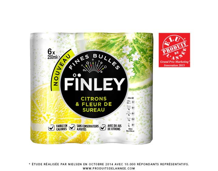FÏNLEY Citrons & Fleur de Sureau 6x250mL