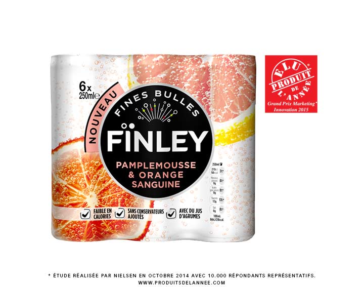 FÏNLEY Pamplemousse & Orange Sanguine 6x250mL