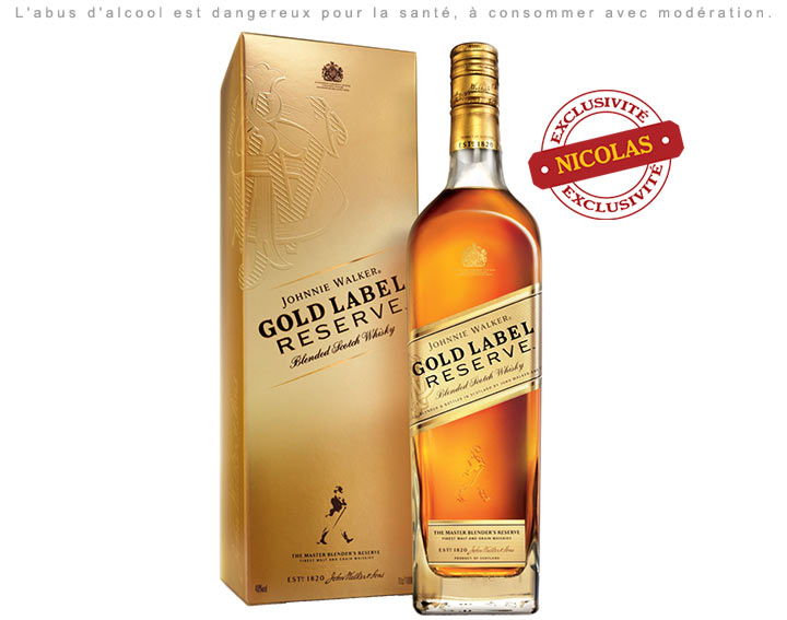 Johnnie Walker Gold Label Reserve
70cl 40°