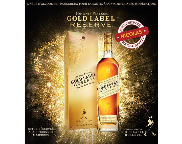 Johnnie Walker Gold Label Reserve
70cl 40°