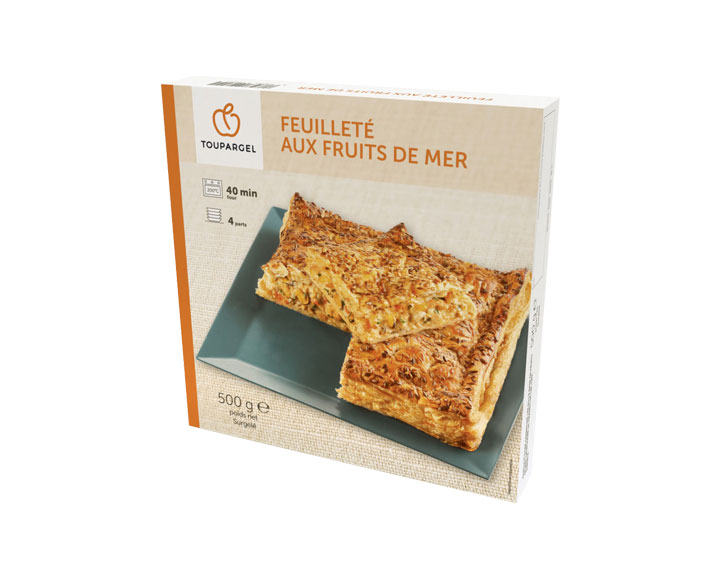 Feuilletés aux fruits de mer