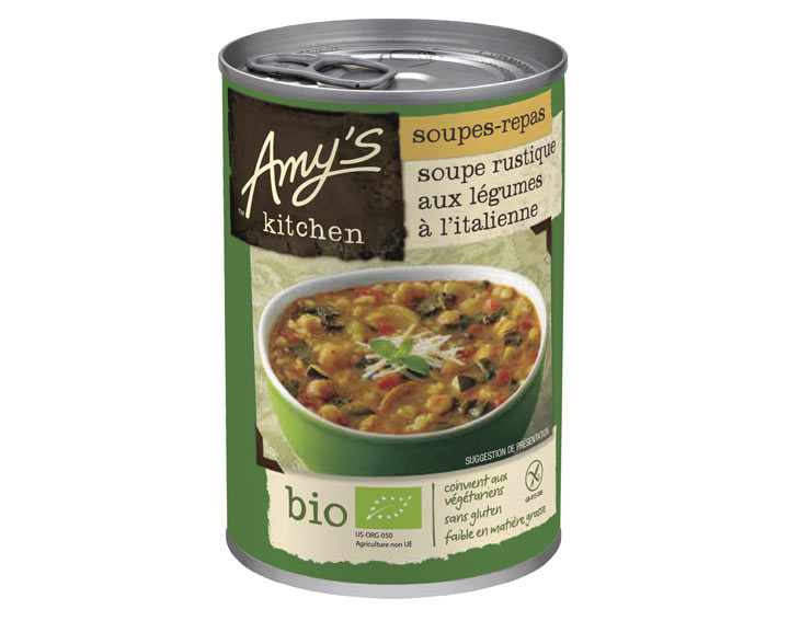 Soupe rustique aux légumes à l'italienne