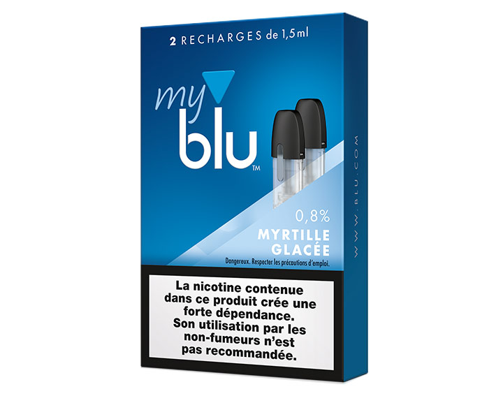 Saveur Myrtille glacée (0%, 0,8% ou 1,6%)