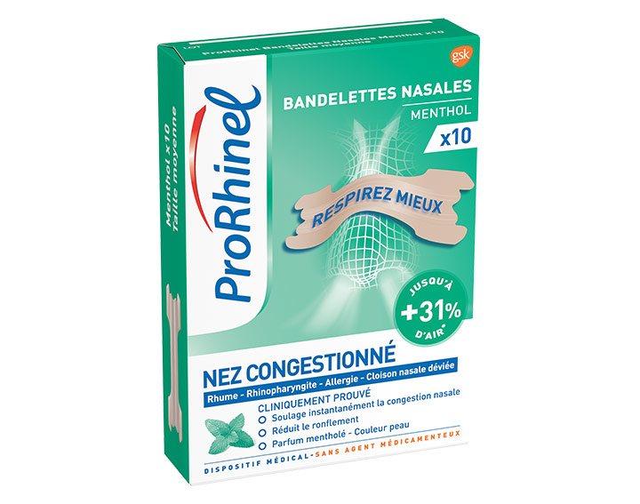 Bandelettes menthol x10