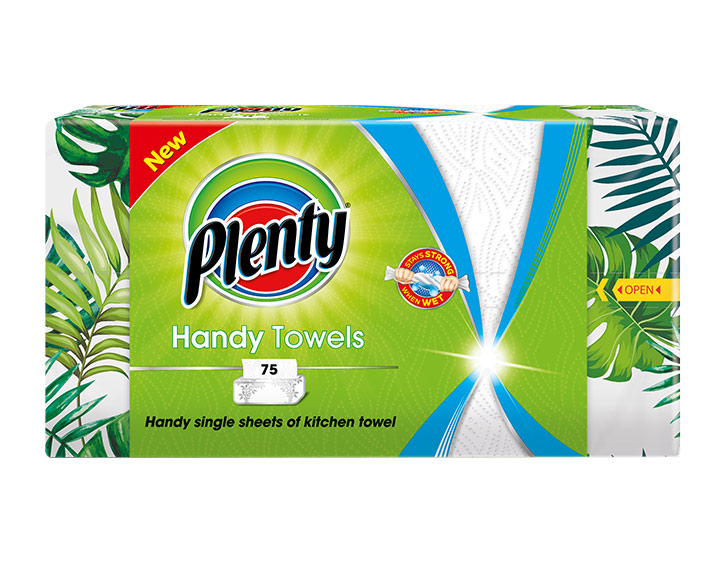 Handy Towels kitchen roll 75 single sheets