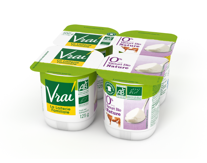 Yaourt Bio Nature 0% m.g. 4x125g 