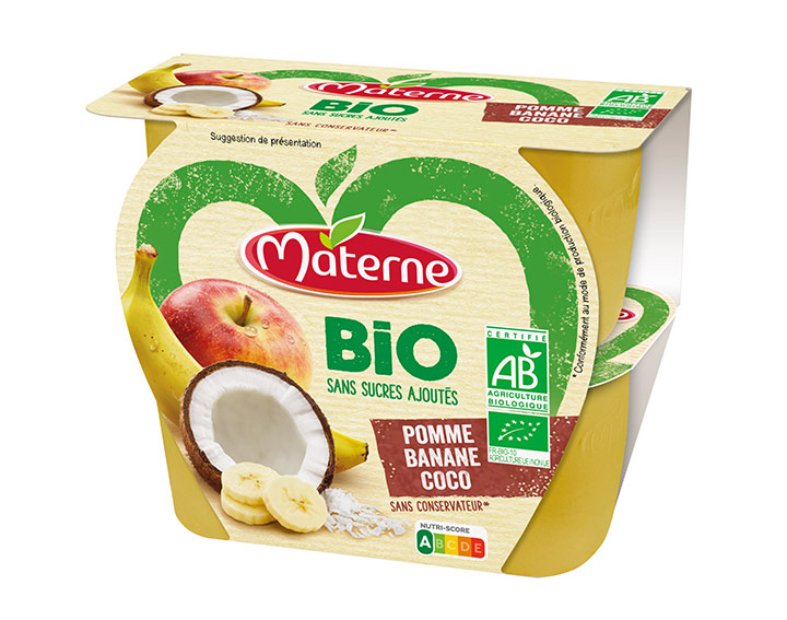 Pomme Banane Coco Bio 4x100g