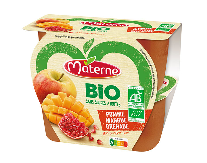 Pomme Mangue Grenade Bio 4x100g