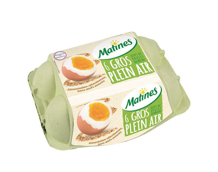 6 Gros Œufs Plein Air MATINES