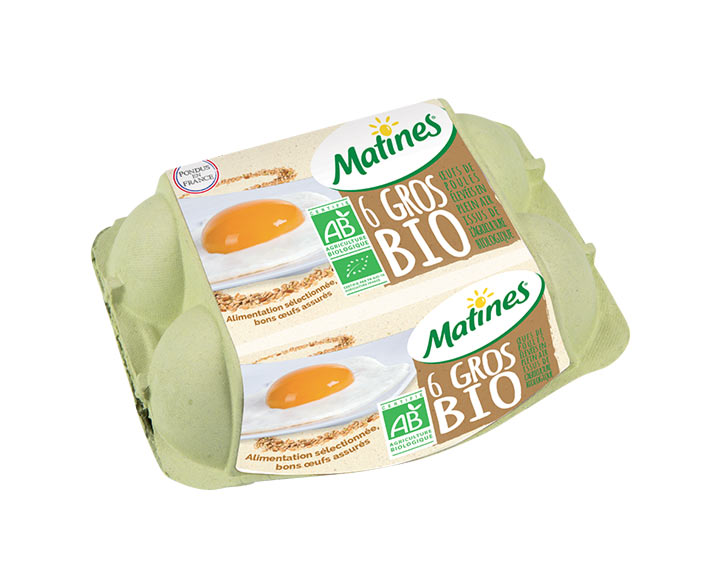 6 Gros Œufs Bio MATINES