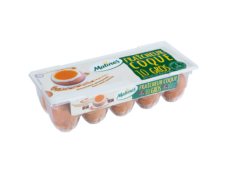 10 Gros Œufs Fraîcheur Coque MATINES
