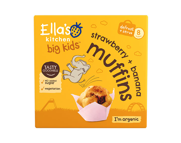 Strawberry + Banana Muffins 200g