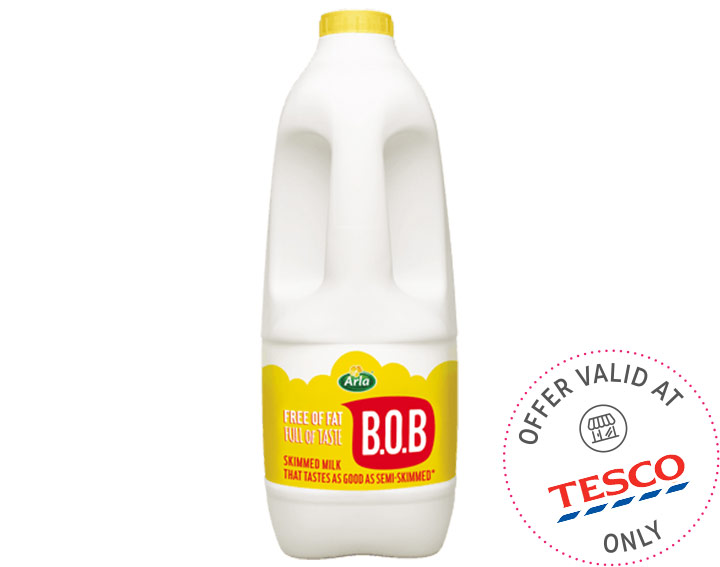 B.O.B Skimmed Milk 2L