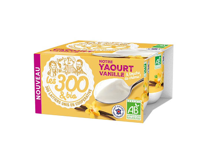 Yaourt vanille 4x125g