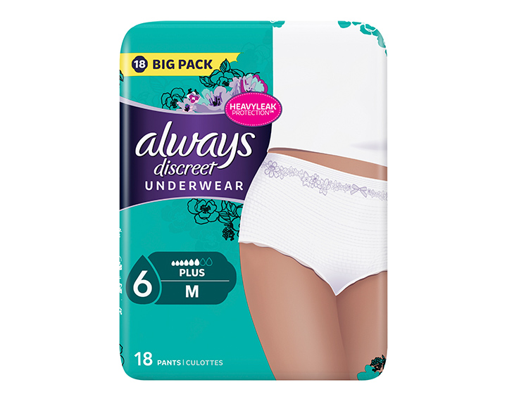 Plus, taille M - 6 gouttes (x18 BIGPACK)