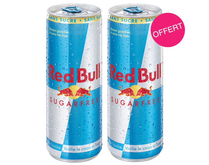 1 Red Bull Sugarfree acheté = 1 offert