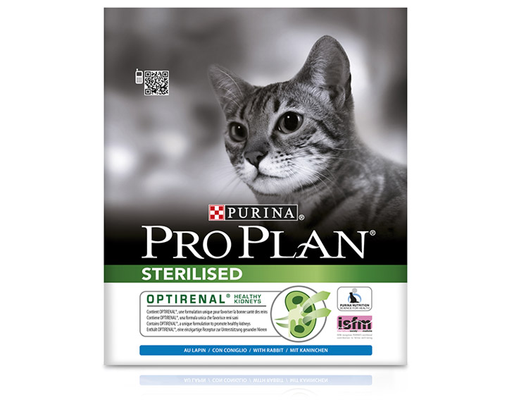 Pro Plan Sterilised au Lapin formulé avec OPTIRENAL 400g