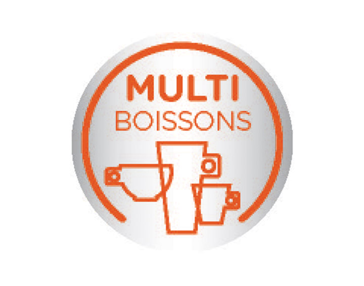 Pour des boissons variées : espressos premium, cafés gourmands, chocolats onctueux, thés glacés... 