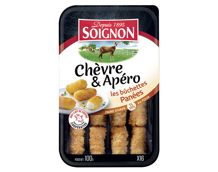 16 bûchettes Chèvre panées SOIGNON