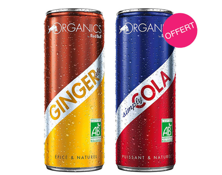 1 ORGANICS by Red Bull acheté = 1 offert