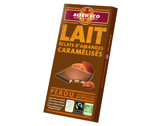 Lait éclats d'amandes caramélisés