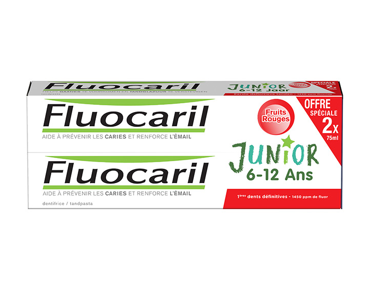 Junior 6-12 Ans Fruits Rouges 2x75ml