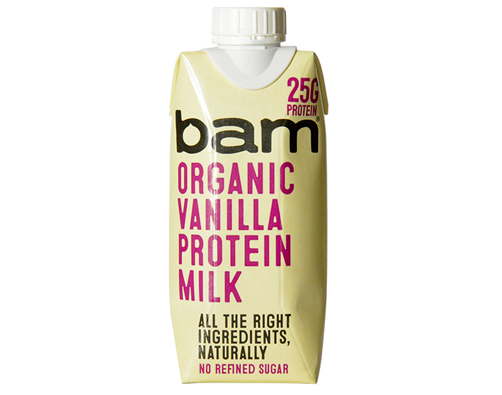 Organic vanilla protein milk 330ml