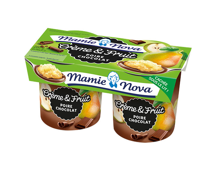 Crème et Fruit - Poire Chocolat