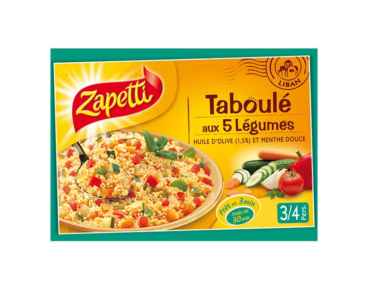 Taboulé aux 5 Légumes 525g