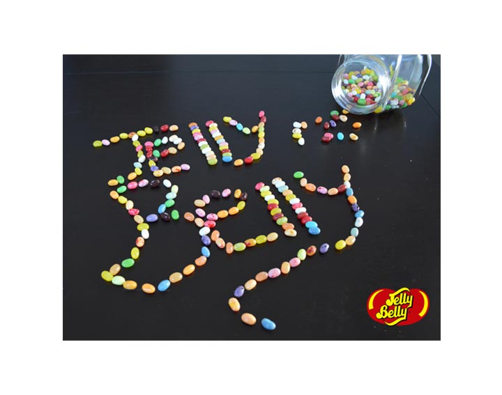 100% remboursé si vous partagez une photo de votre paquet de bonbons Jelly Belly mis en situation