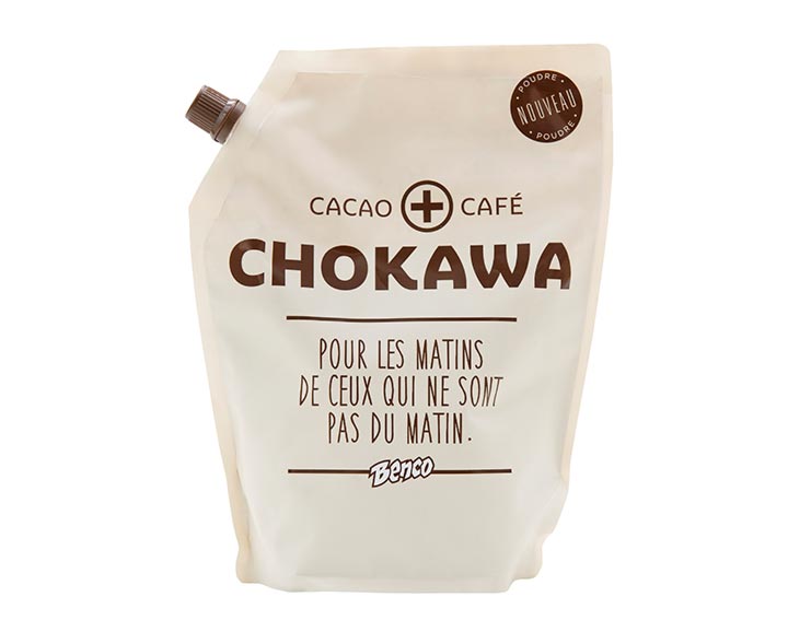 CHOKAWA 550g 
Un pochon = 30 boissons