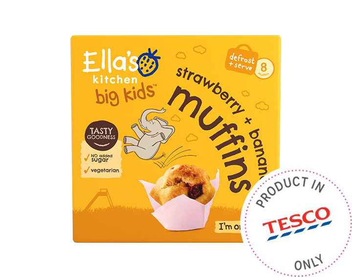 Strawberry + Banana Muffins 200g