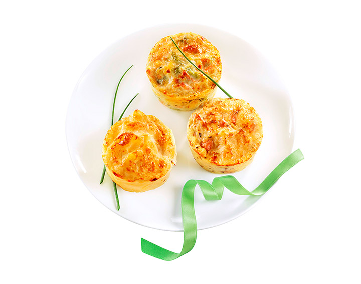 4 Mini gratins de pommes de terre aux cèpes et aux bolets 4x100g - 6,50€