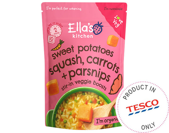 Sweet Potato, Squash, Carrots + Parsnips 200g