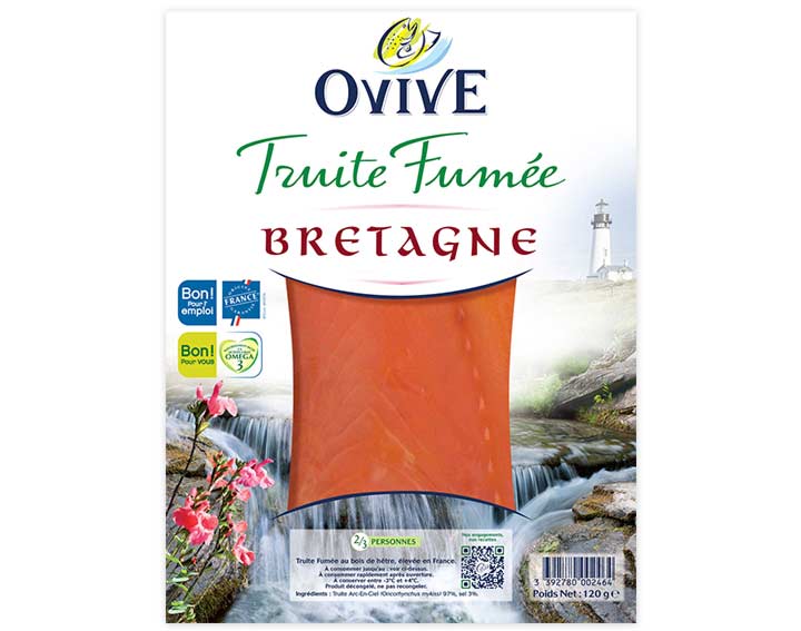 Truite Fumée de Bretagne 4 tranches mini