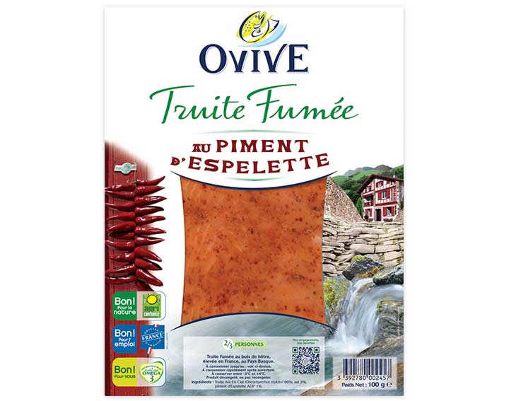 Truite fumée au Piment d'Espelette