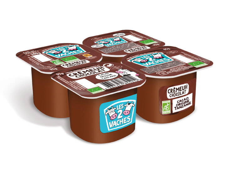 Les 2 Vaches - Crèmeuh dessert Chocolat