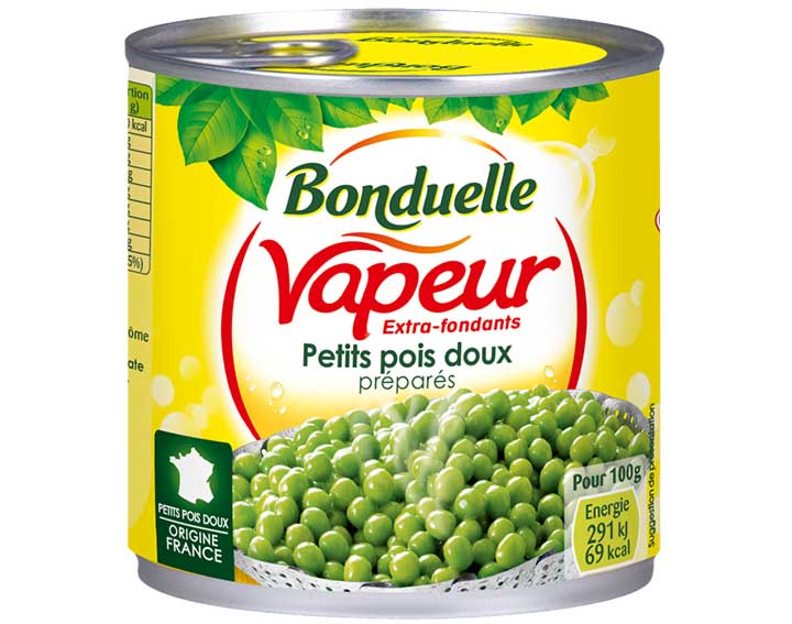 Petit pois doux Vapeur