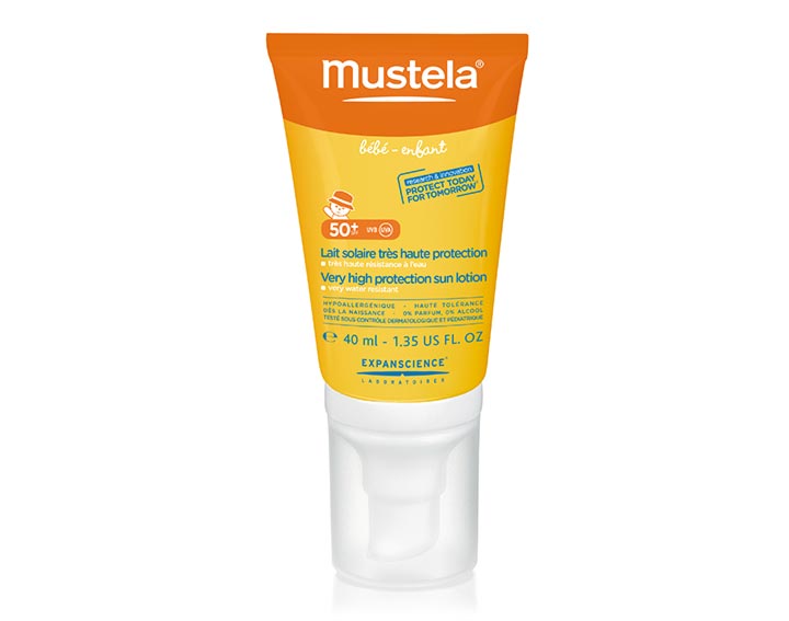 Lait solaire très haute protection SPF 50+ Spécial Visage 40 ml