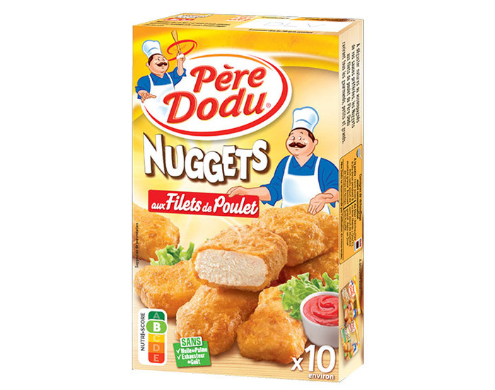 Nuggets aux filets de poulet 10 pièces environ
