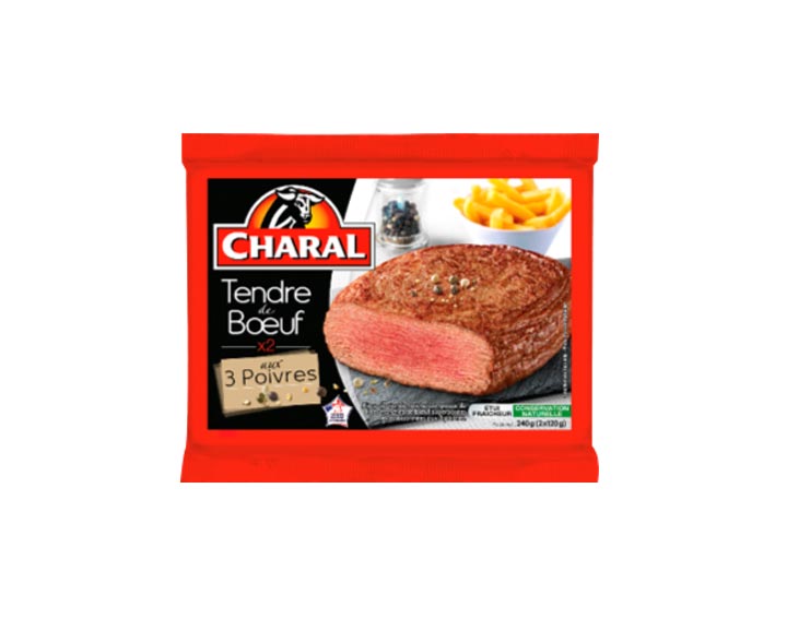 Tendre de Bœuf aux 3 Poivres (2x120g)