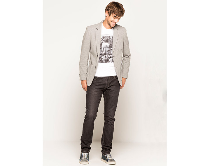 Veste homme coton piqué, BESALU - 85€