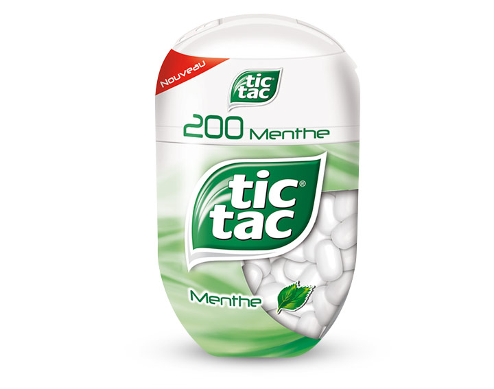Tic Tac Box goût Menthe - 200 pastilles